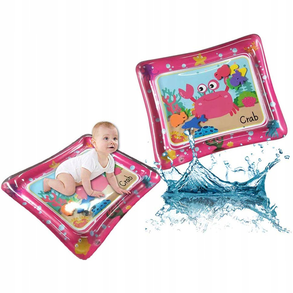 Dmuchana Mata Wodna Sensoryczna dla niemowląt 5722 Materiał inny