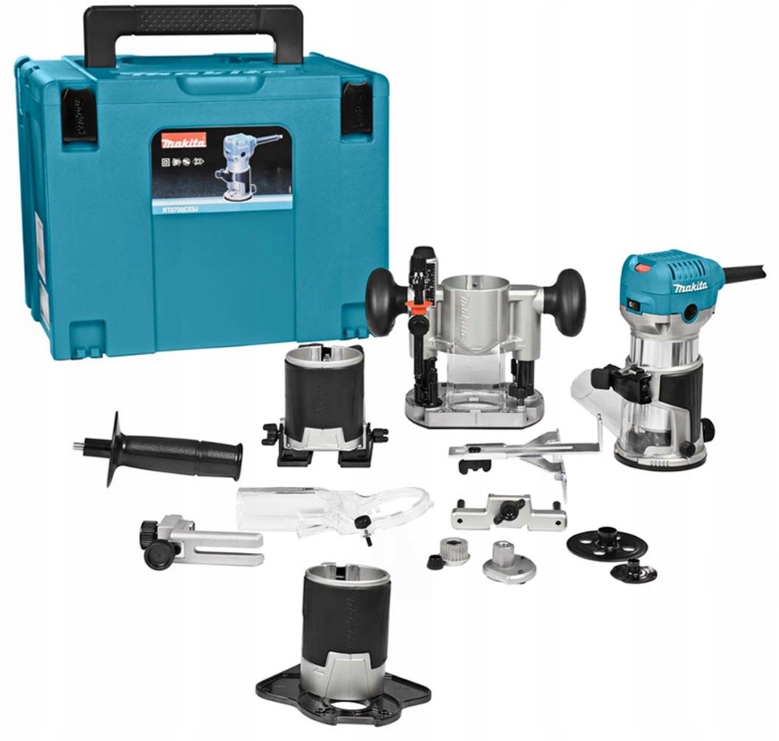 Frezarka górnowrzecionowa krawędziowa Makita RT0702CX2J 710W elektryczna
