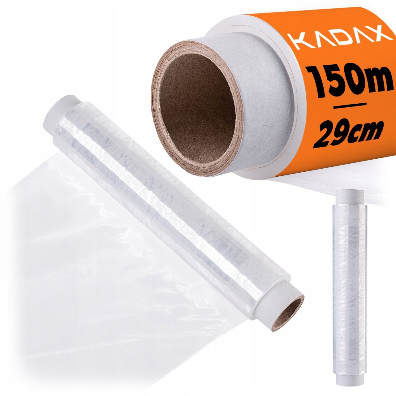 FOLIA SPOŻYWCZA 150 m STRETCH KUCHENNY DO ŻYWNOŚCI CATERINGOWA ATEST MOCNA