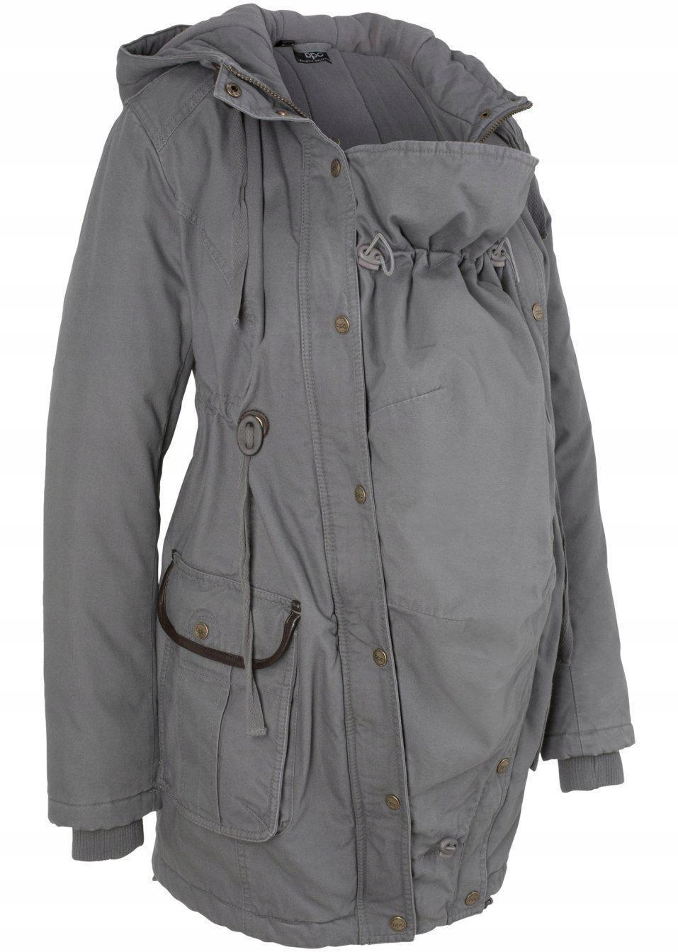 BONPRIX CIĄŻOWA KURTKA Z WSTAWKĄ__42 Długość do połowy uda