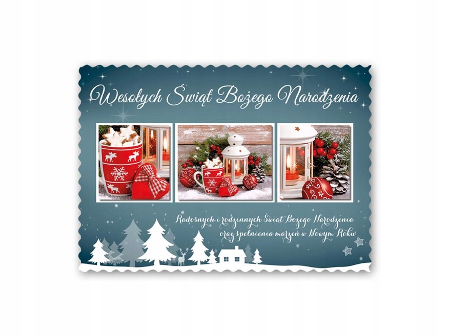 POCZTÓWKA KARTKA Boże Narodzenie ŚWIĘTA 1 SZTUKA