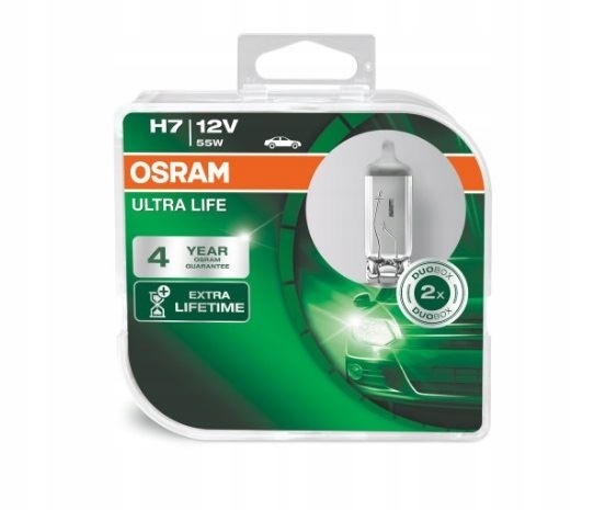

Osram Żarówki H7 Ultra Life Duo Box