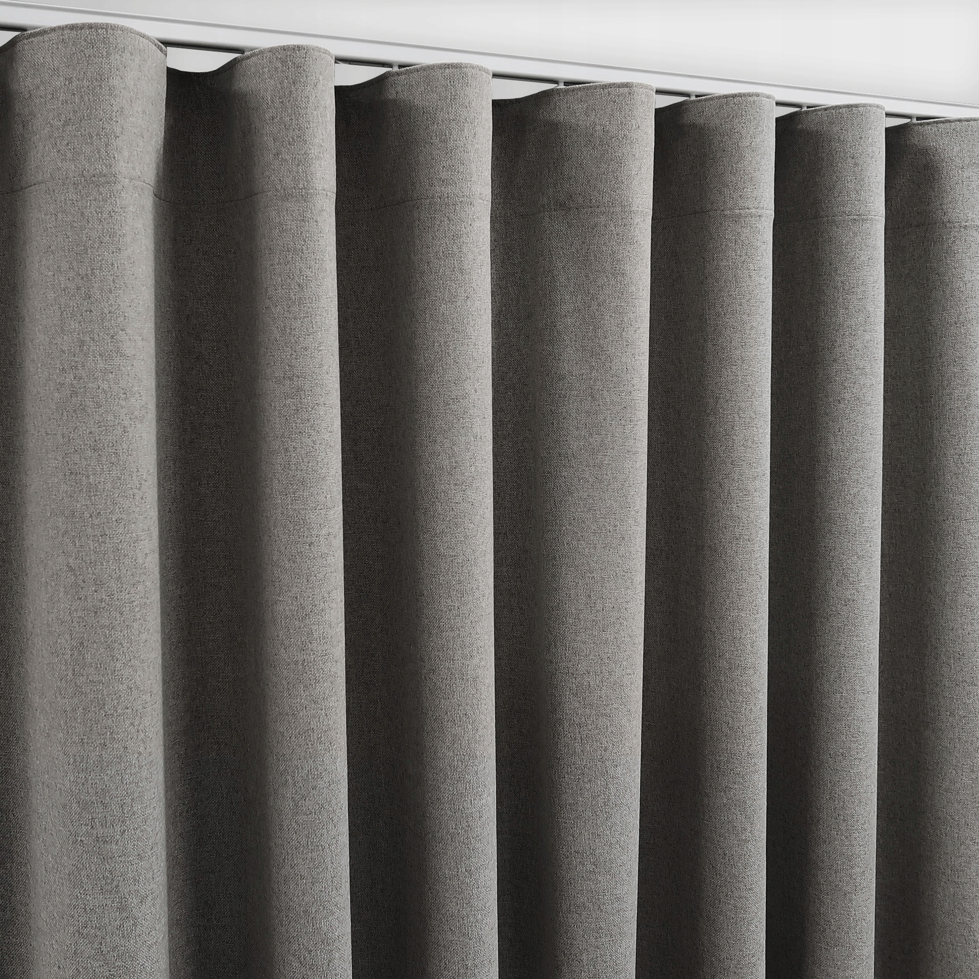 Zatemňovací Záclony Na Pásce 140x235 Šedo Béžové 100% Blackout Pure