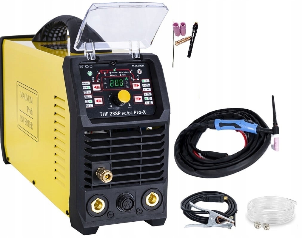 Spawarka Tig Ac/dc Magnum Thf 238 Pro-x Aluminium Stali 200A, Puls, Hf