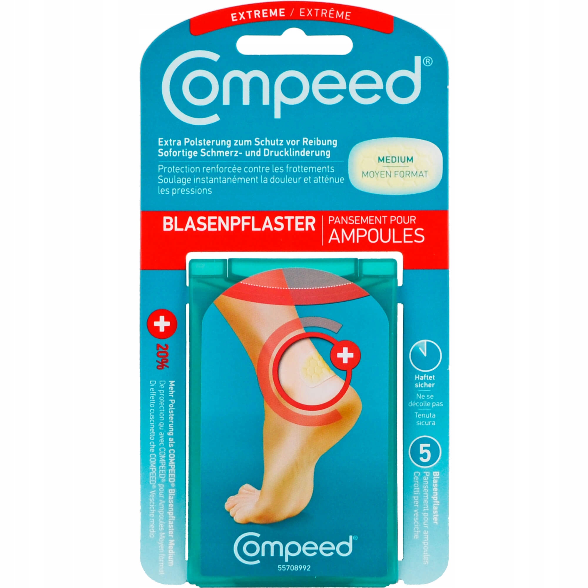 Compeed Blasenpflaster Extreme Medium für die