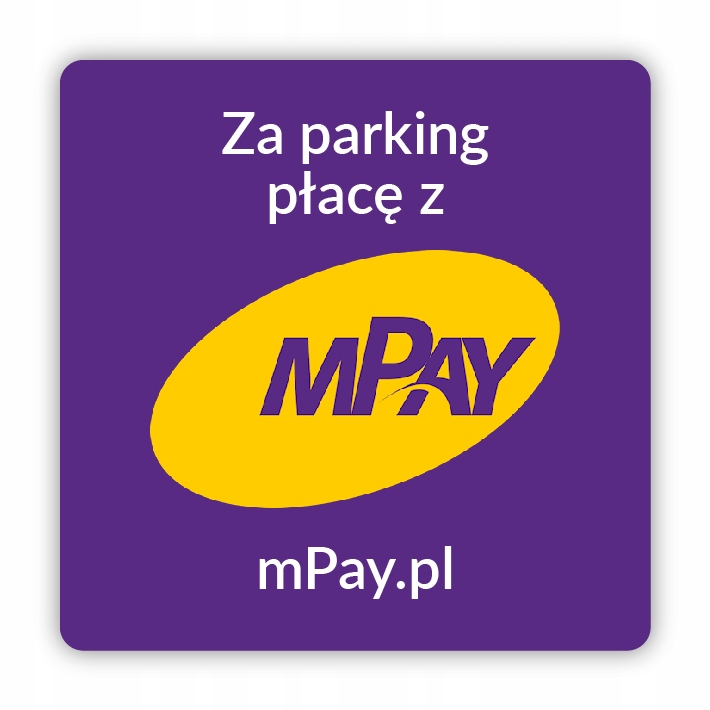 

naklejka parking mPay – na szybę
