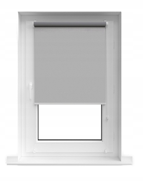 Zatemňovací Roleta Hladká Klasická 76x230 Šedá