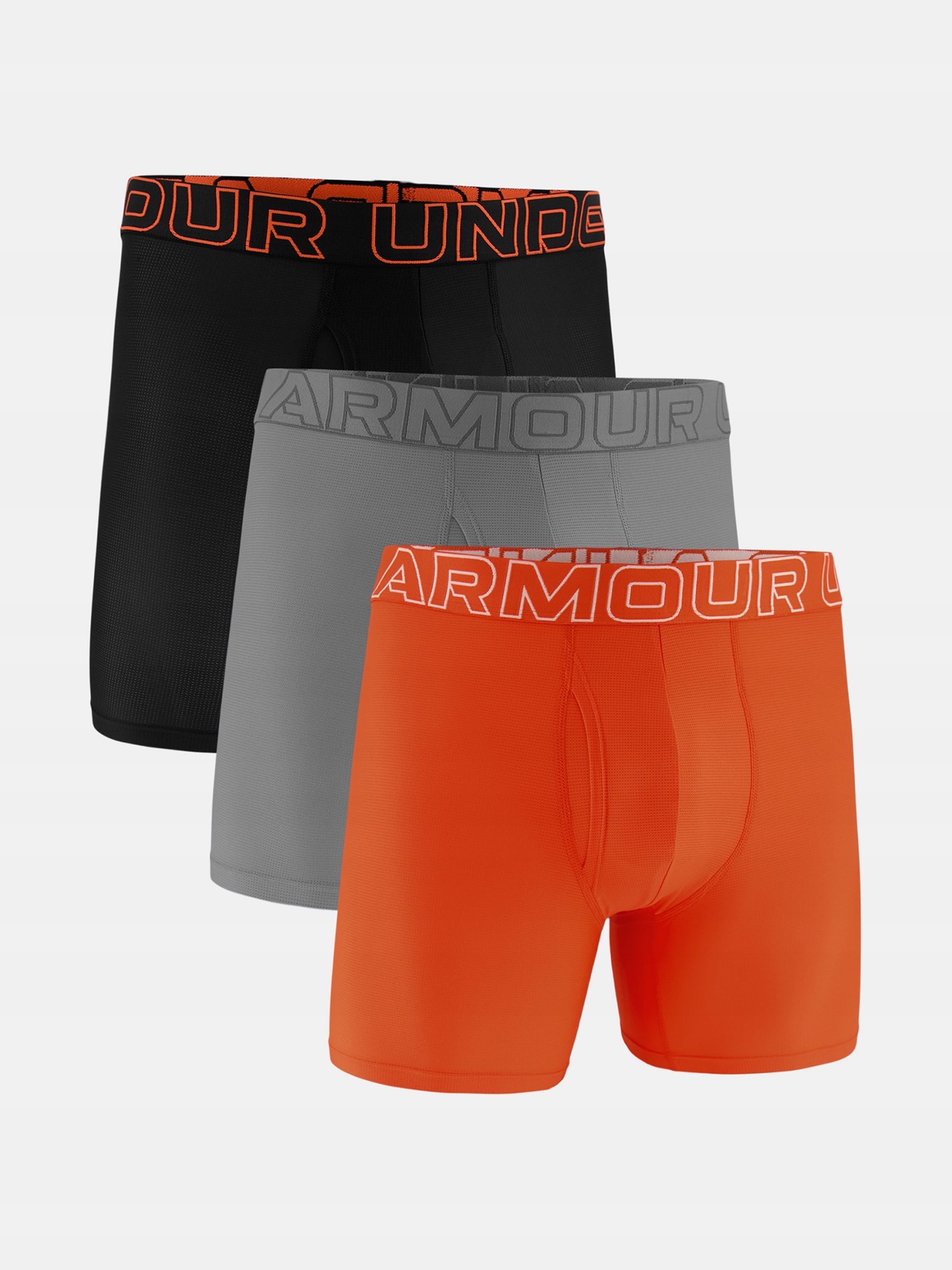 Under Armour Pánské boxerky Ua Performance Tech Mesh Solid 6in