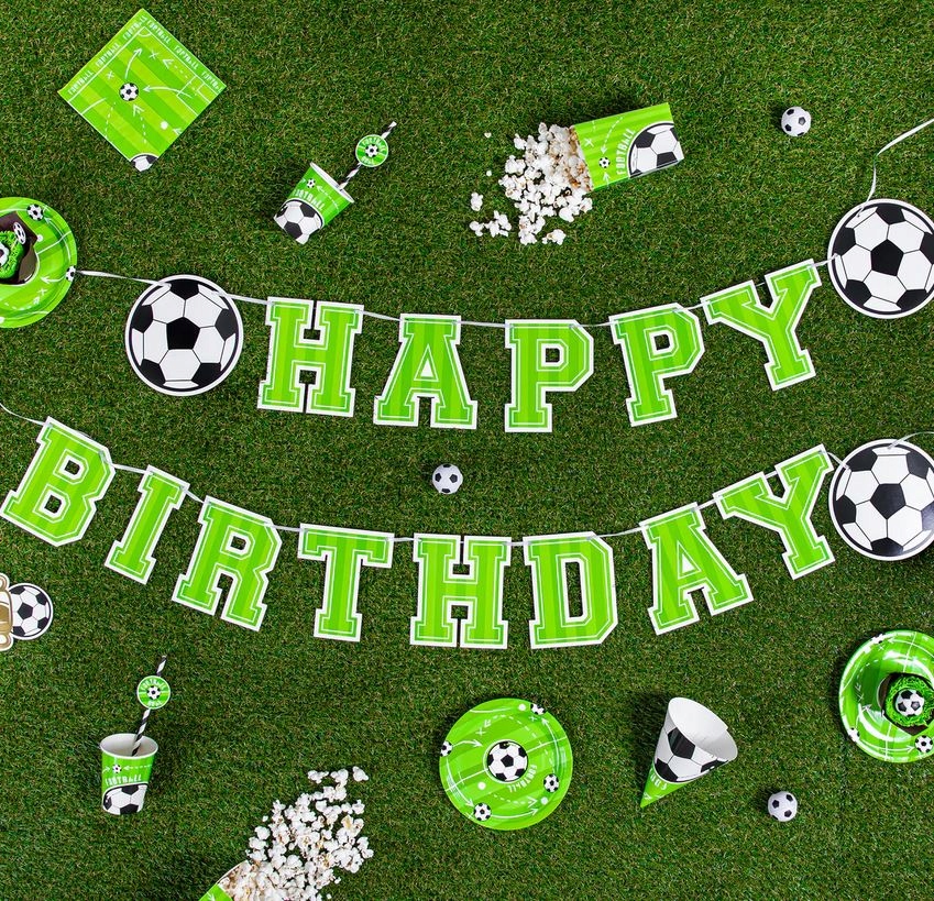 Girlanda HAPPY BIRTHDAY PIŁKA NOŻNA FOOTBALL PP Marka PartyPal