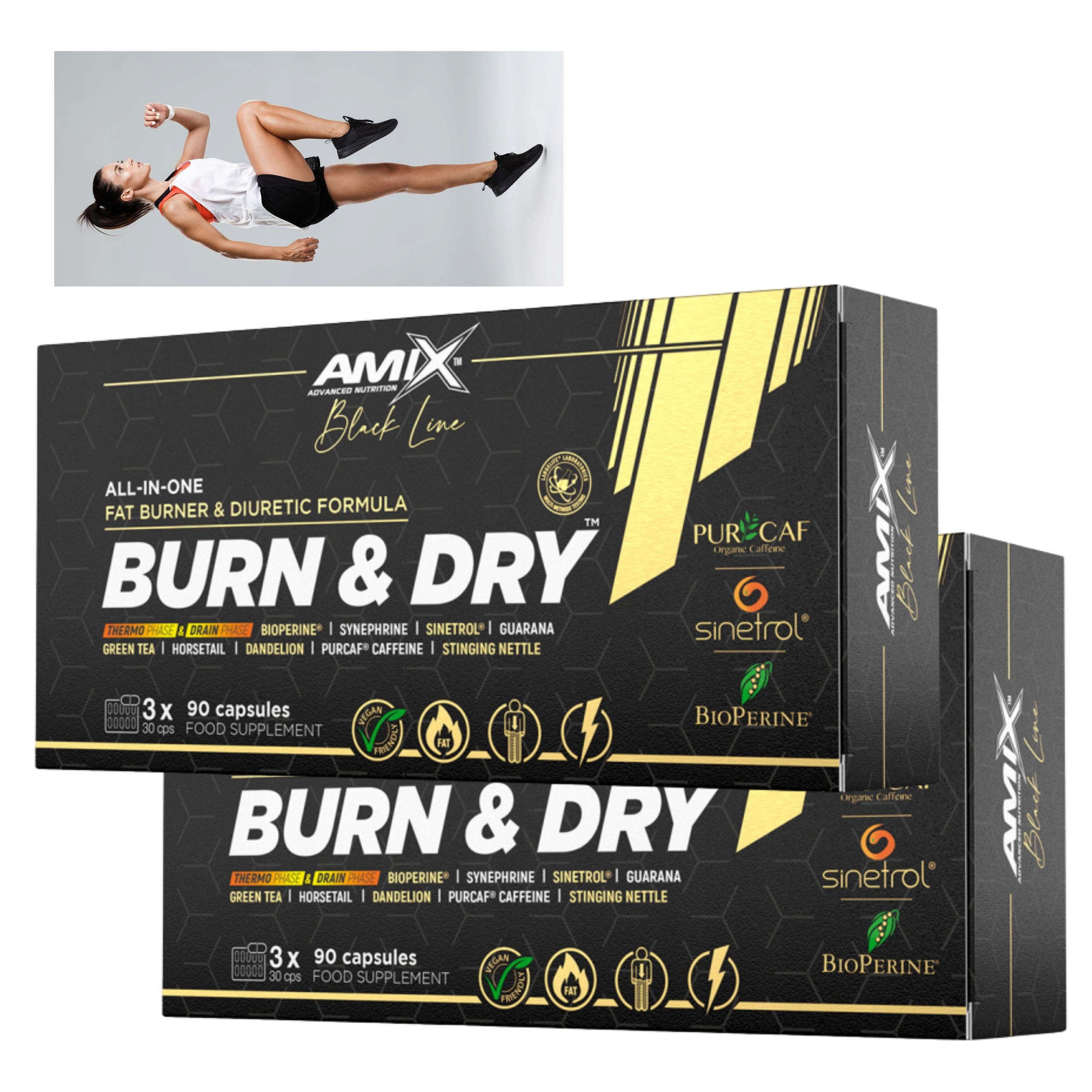 Spalovač Tuků Rychlá ztráta hmotnosti Extrakt z guarany Sinetrol Kofein