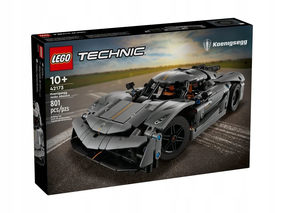 Lego 42173 Technic Šedý hyperautomobil Koenigsegg