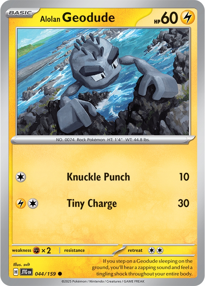 Alolan Geodude (jtg 044) Journey Together