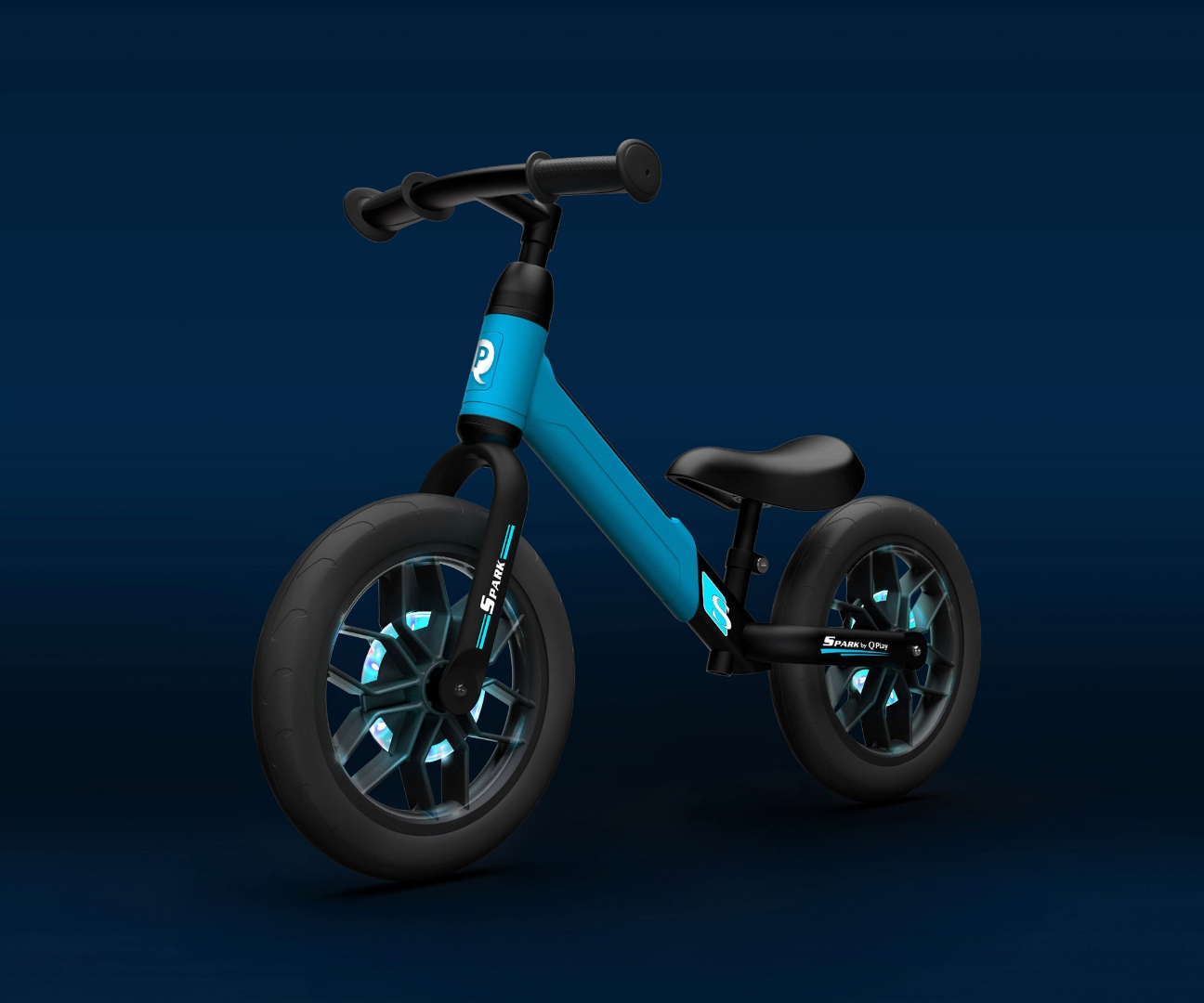 Rowerek Biegowy Pojazd Jeździk Qplay Spark Blue Model Spark