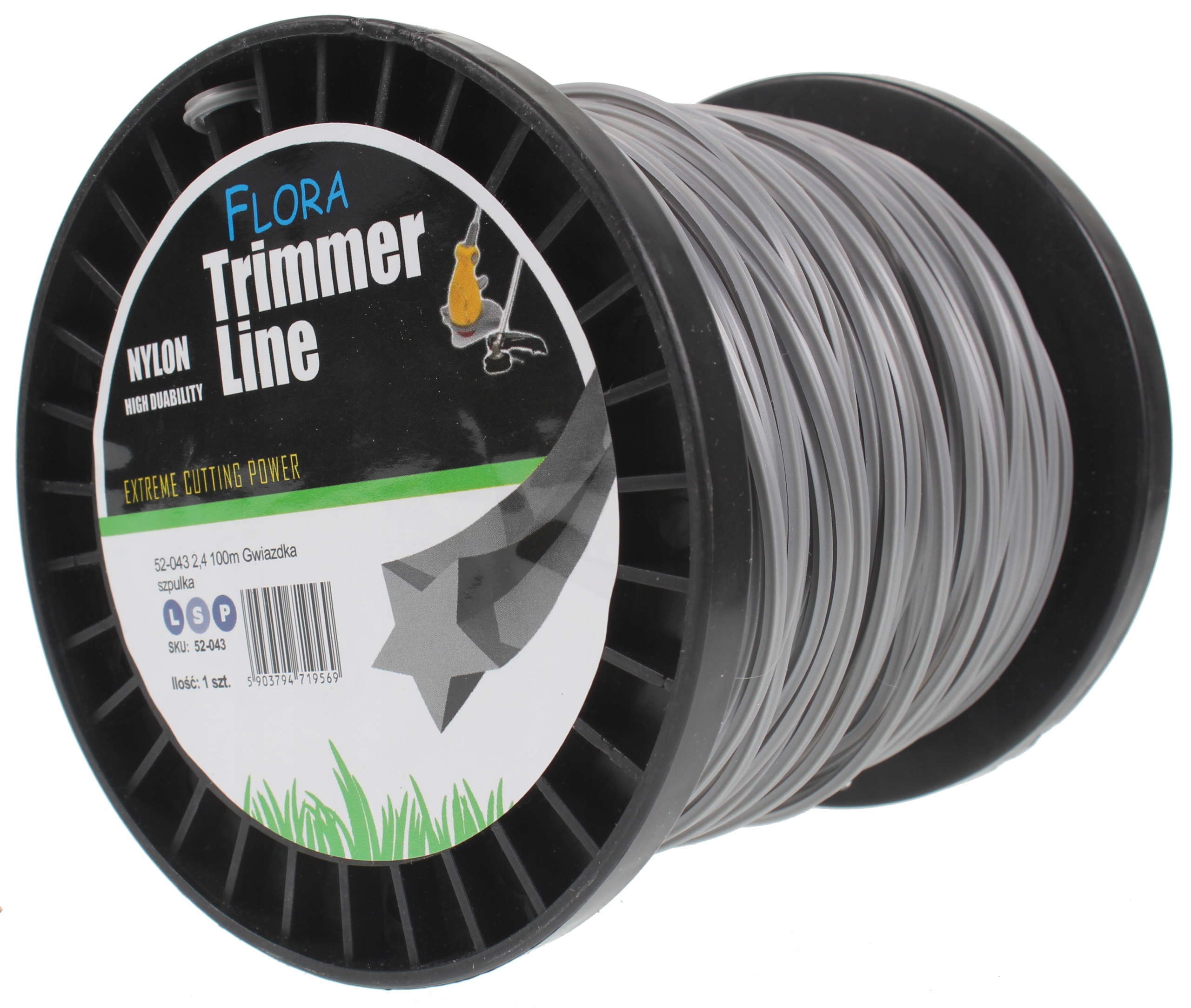 

Żyłka tnąca do kosy spalinowej gwiazdka 2.4 100M