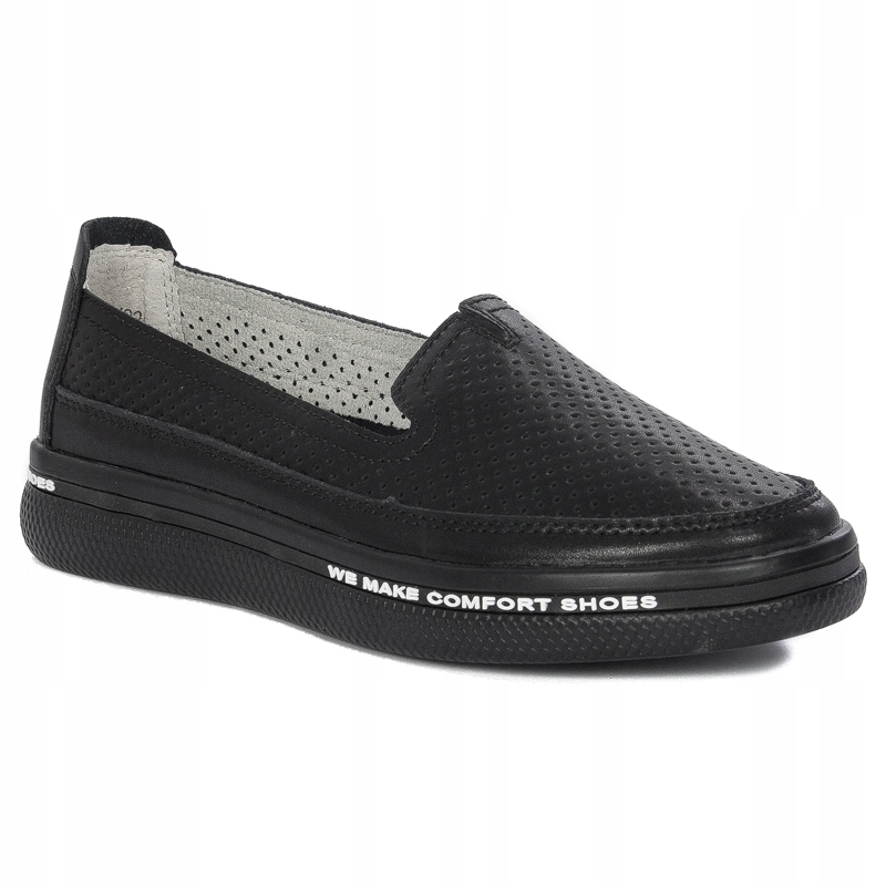 

Półbuty skórzane Filippo Black DP3623/22 Bk r.38