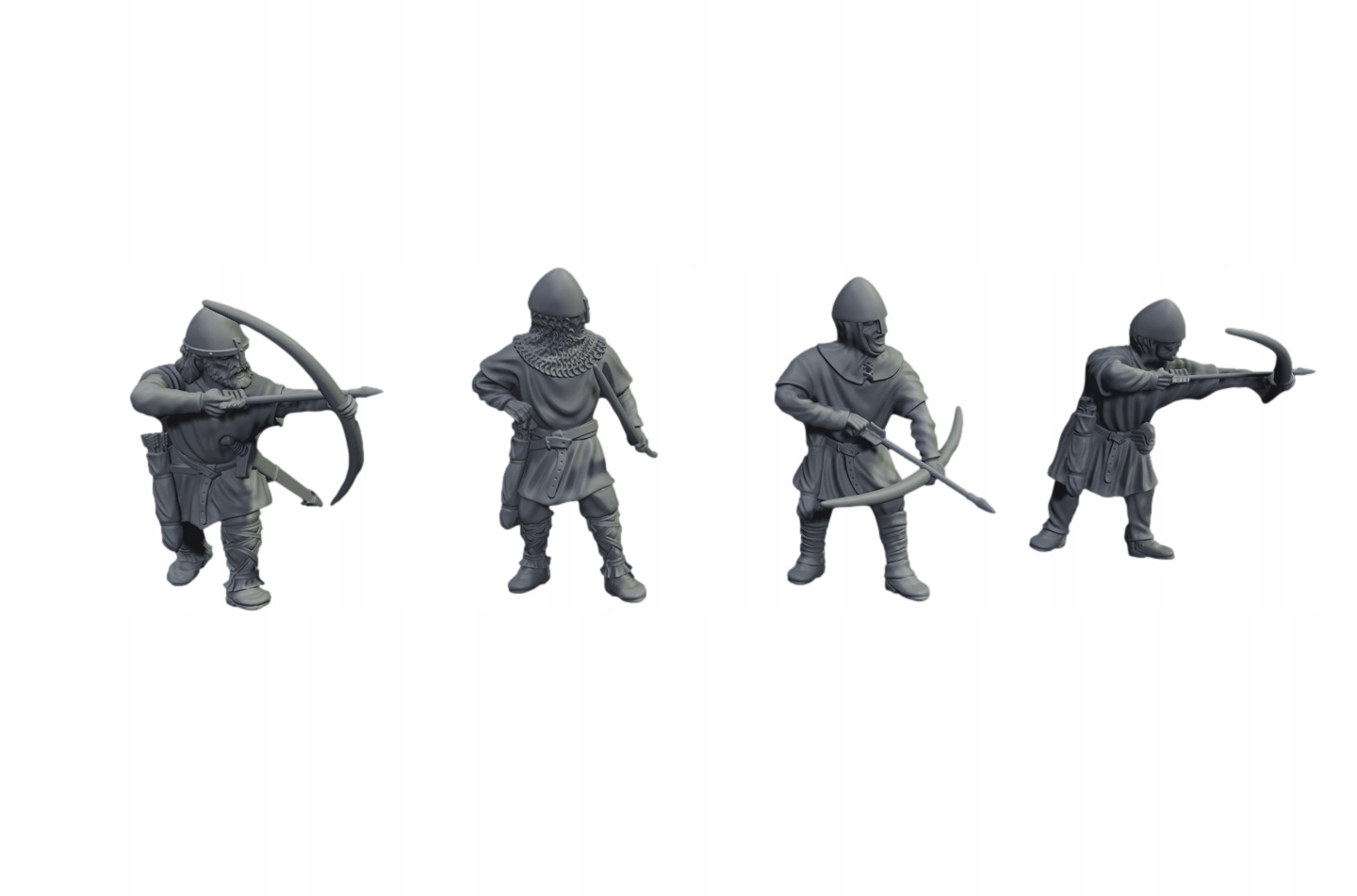 Unarmoured Archers - Medbury Miniatures