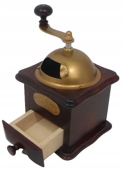 

Młynek Do Kawy, Pieprzu Ręczny Tradycyjny Drewno