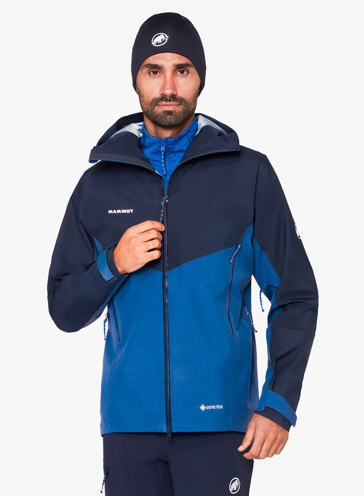 Kurtka Gore Tex Mammut Crater IV Hs Hooded Jacket tschiel/marine L