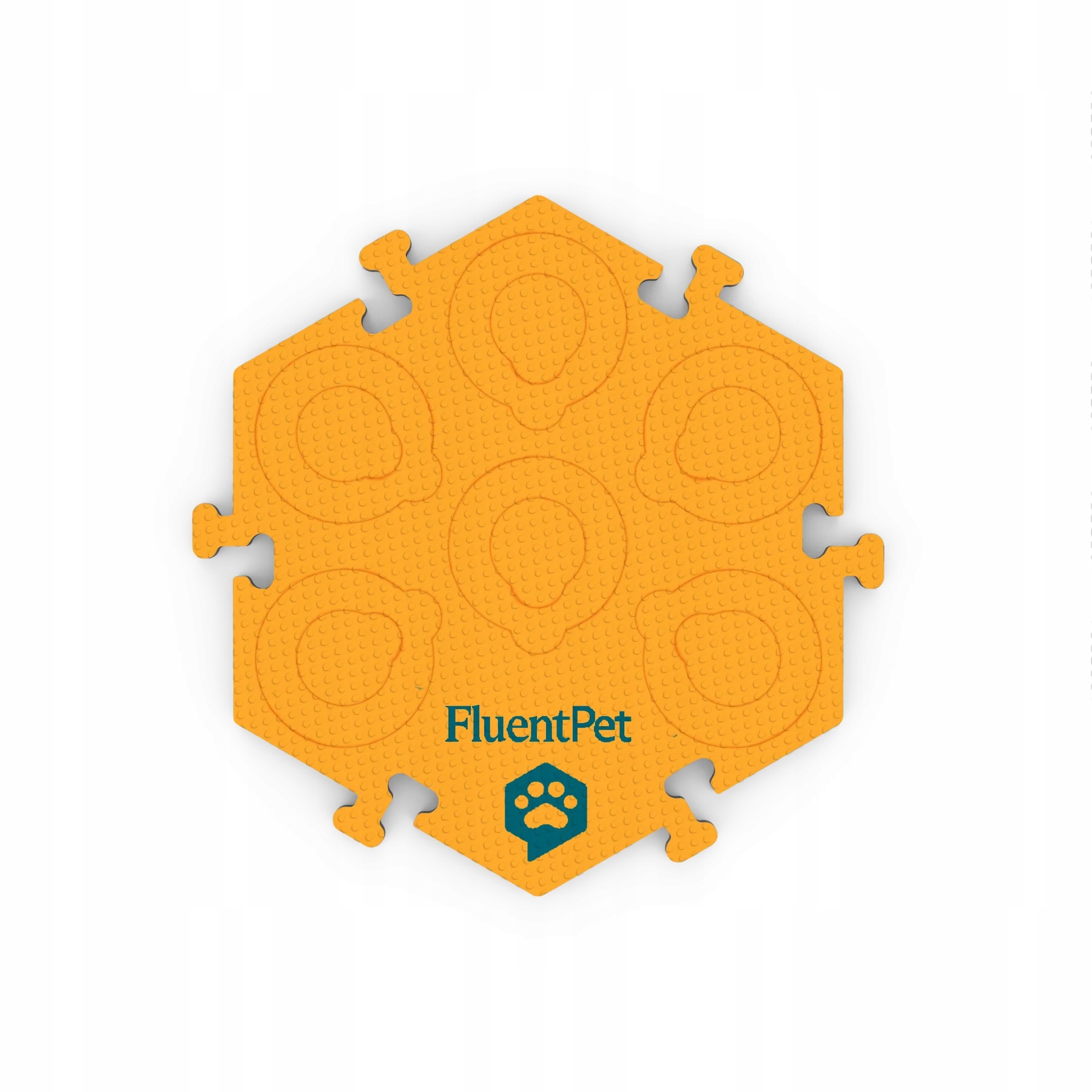 Levně FluentPet HexTile Flex pěnová podložka na tlačítka pro psa/kočku oranžová