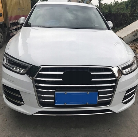 GRILL ŚRODKOWY CHROM LISTWY 11szt Audi Q3 2016