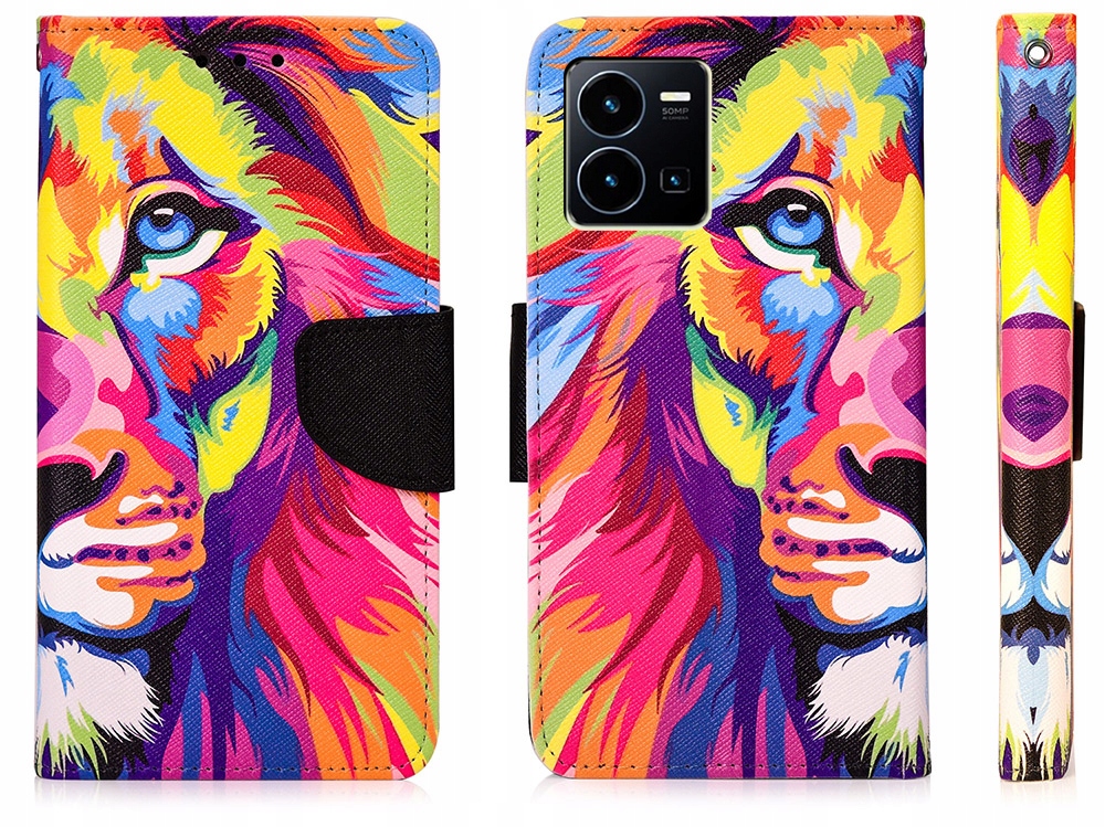 

Etui Portfel Case Do Vivo Y35 Y22 Y22s Szkło