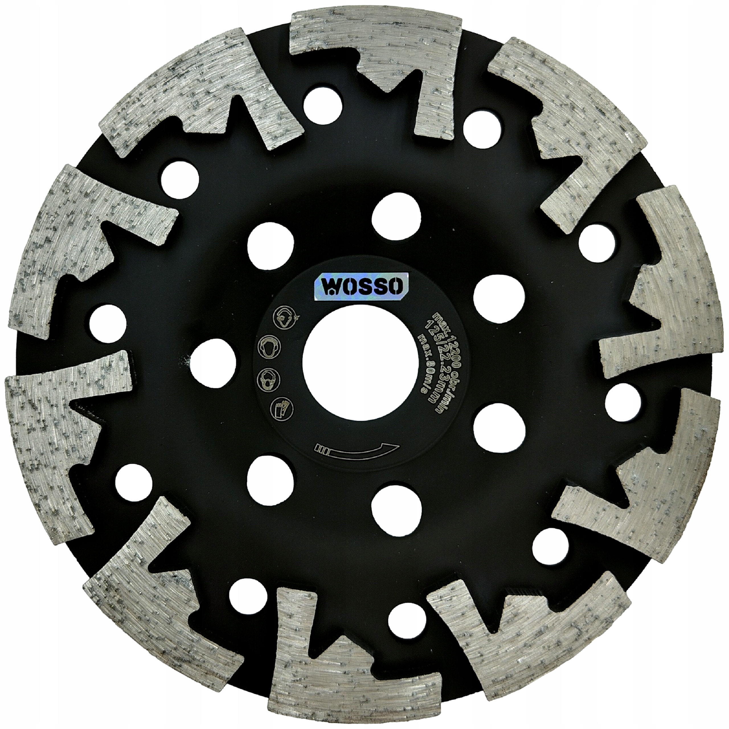 Tarcza Diamentowa Garnkowa do Twardego Betonu Kamienia 125 mm V-rox Premium