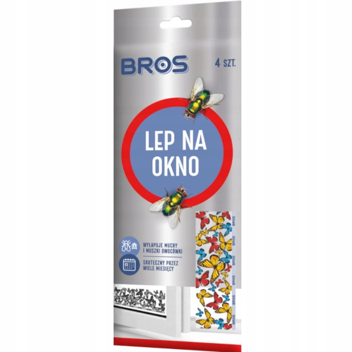 

Lep Na Okno Na Muchy Muszki Owocówki Bros 4szt.
