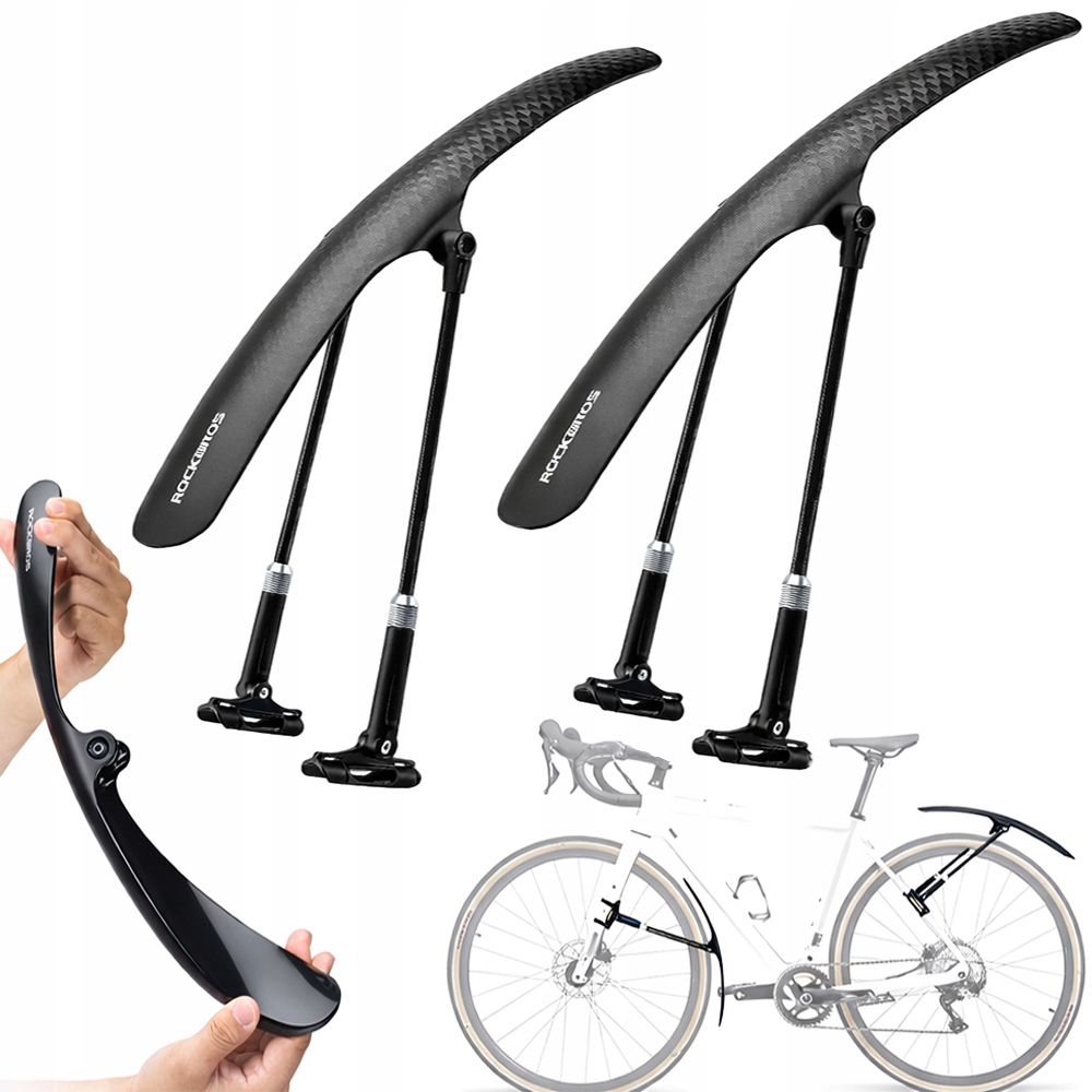 2x Błotniki Rowerowe Przód Tył Regulowane Na Rower Mtb Trekking 26 29"