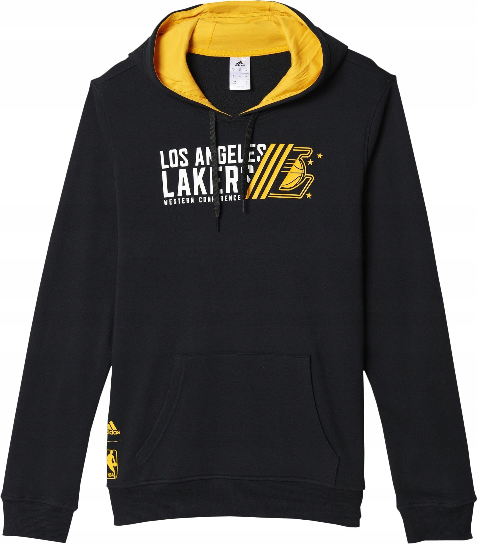 Pánská Mikina Los Angeles Lakers Adidas AJ1813 Vel S