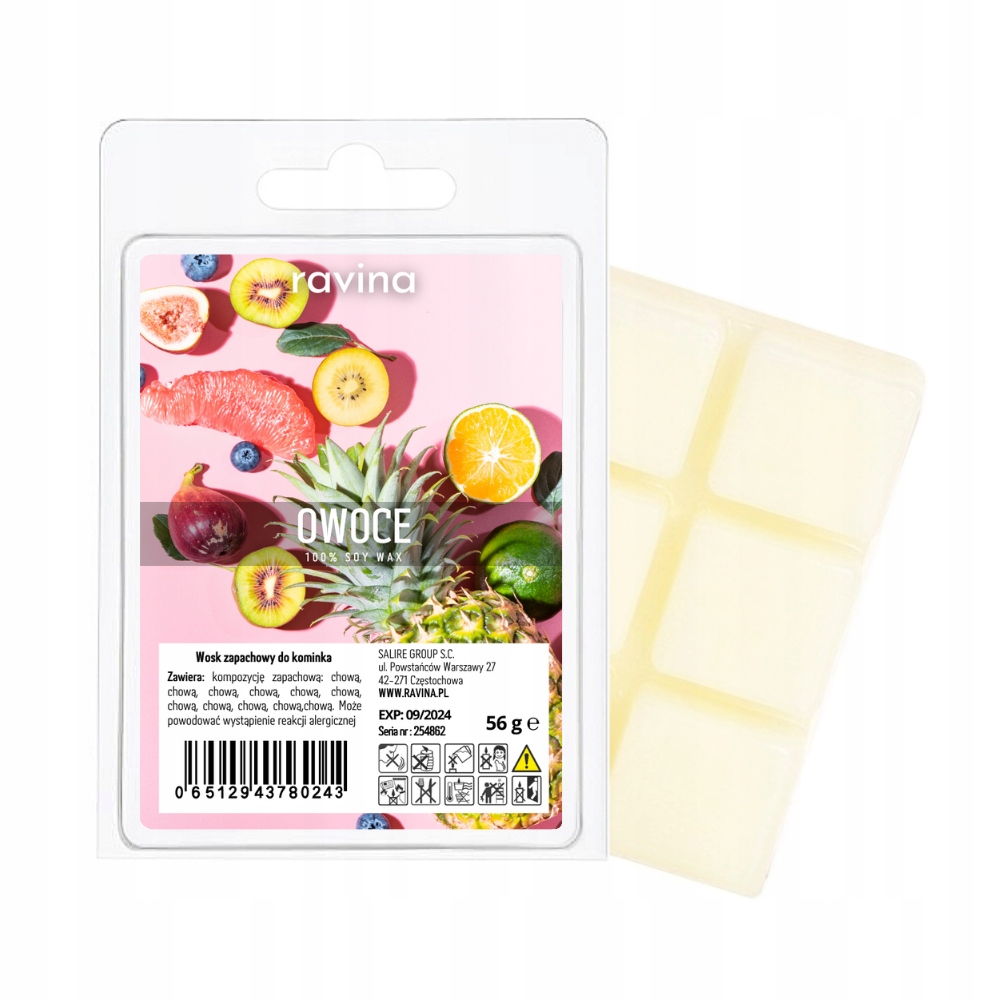 

Owocowy Owoce Wosk zapachowy do kominka zapach 56g