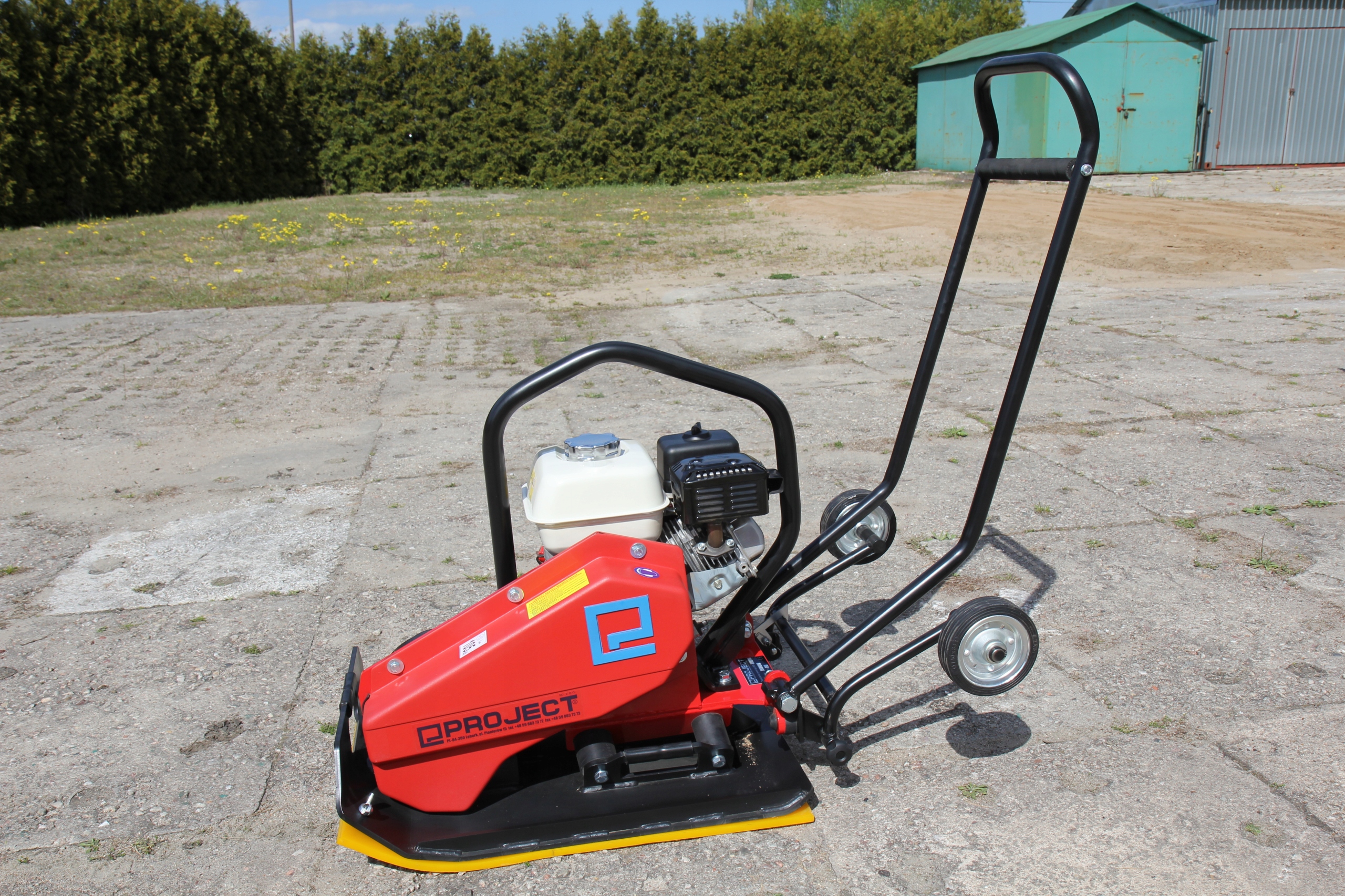 Zagęszczarka PROJECT ZGS-20 GX160 + ELASTOMER Waga 126 kg