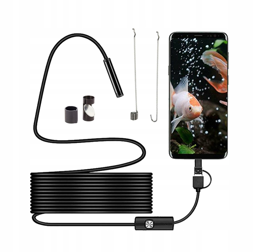 ENDOSKOP KAMERA INSPEKCYJNA ANDROID USB-C FHD 8LED