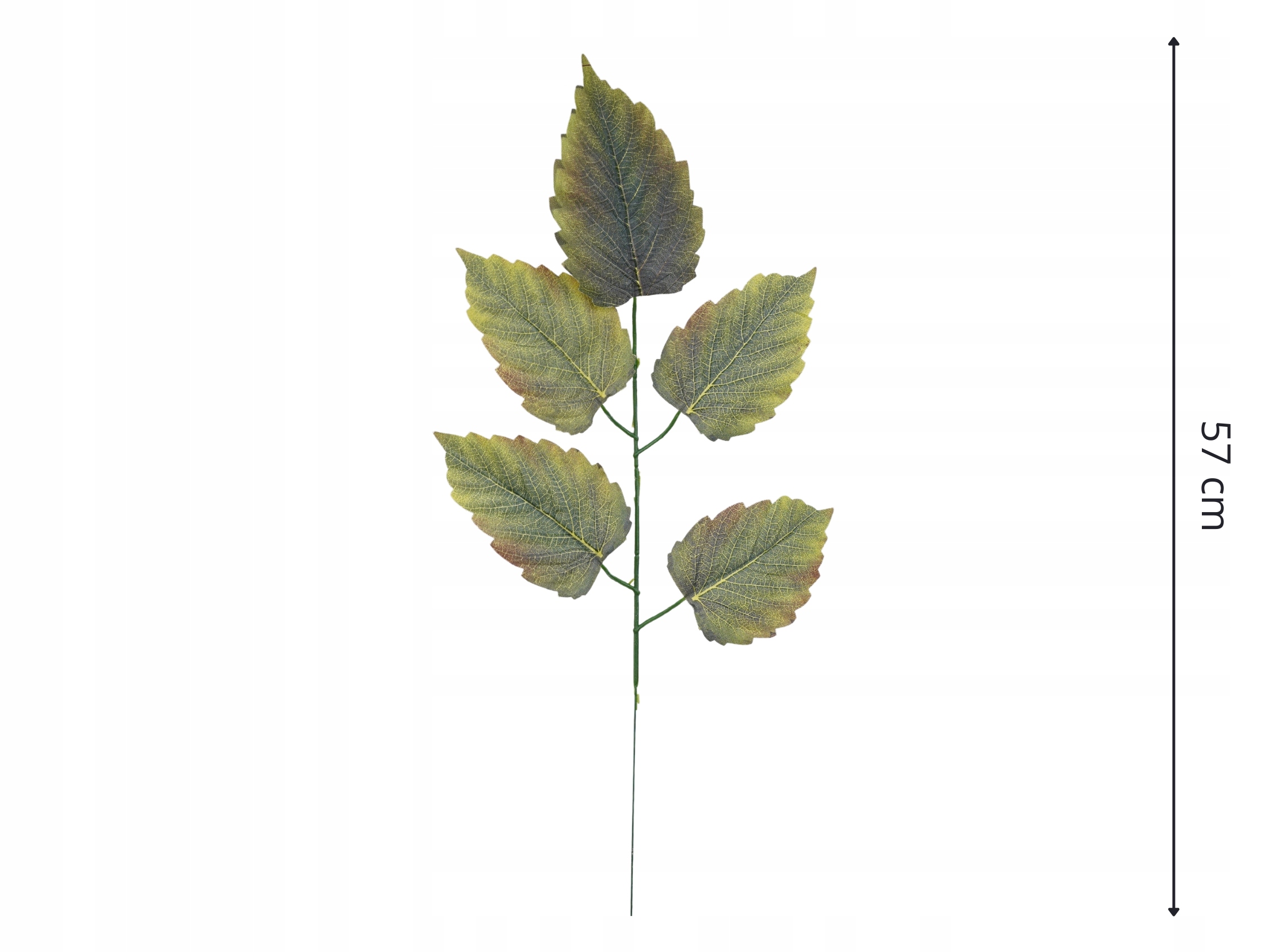 2x PIK MATOWE LIŚCIE DO BUKIETÓW STROIKÓW BRĄZOWE LIŚCIE LIPY ZESTAW 57 CM Kod producenta VIP1126 LIŚCIE SZTUCZNE FLORET CMENTARZ