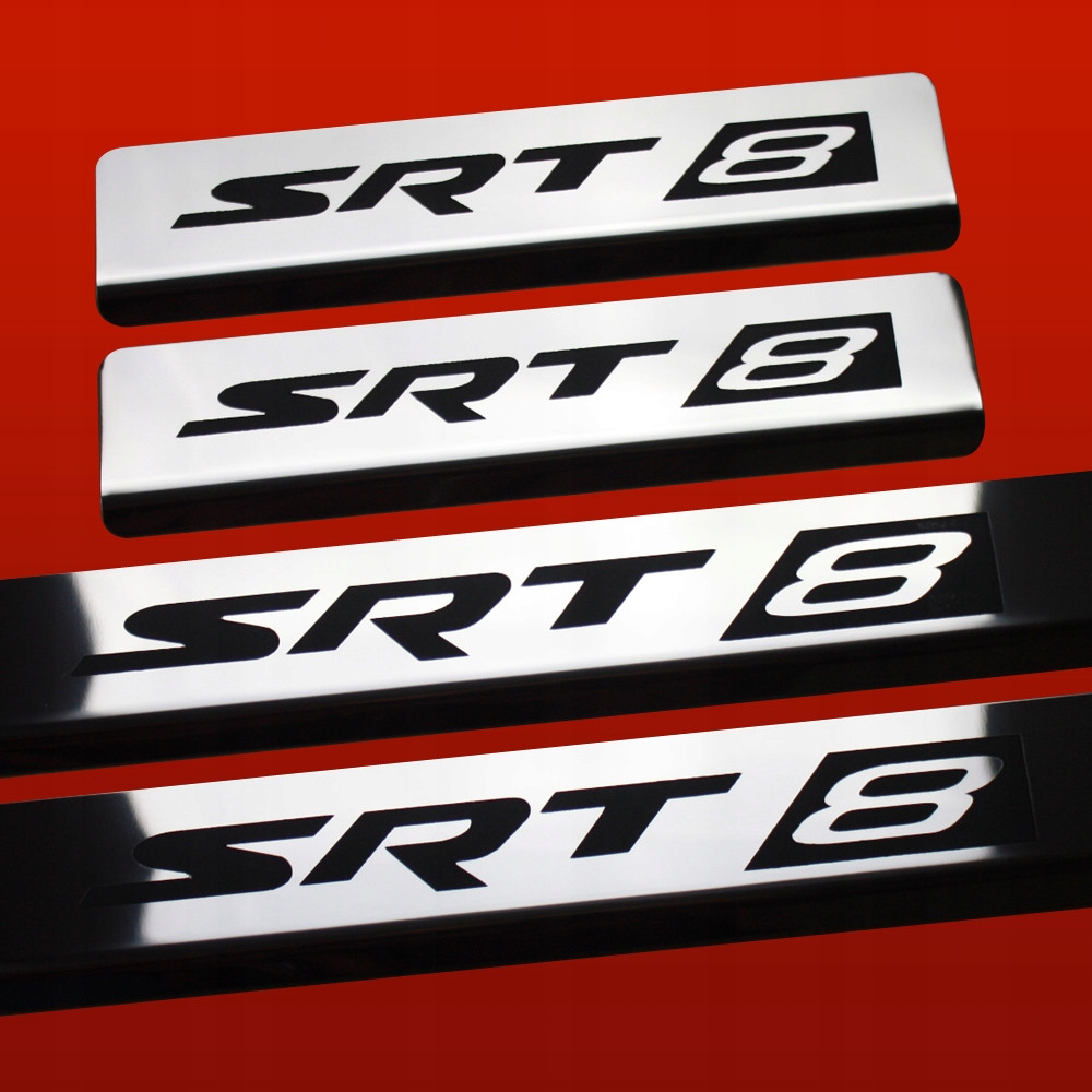 CHRYSLER 300C MK1 Listwy progowe SRT8 304 połysk wykończenie ze stali nierd