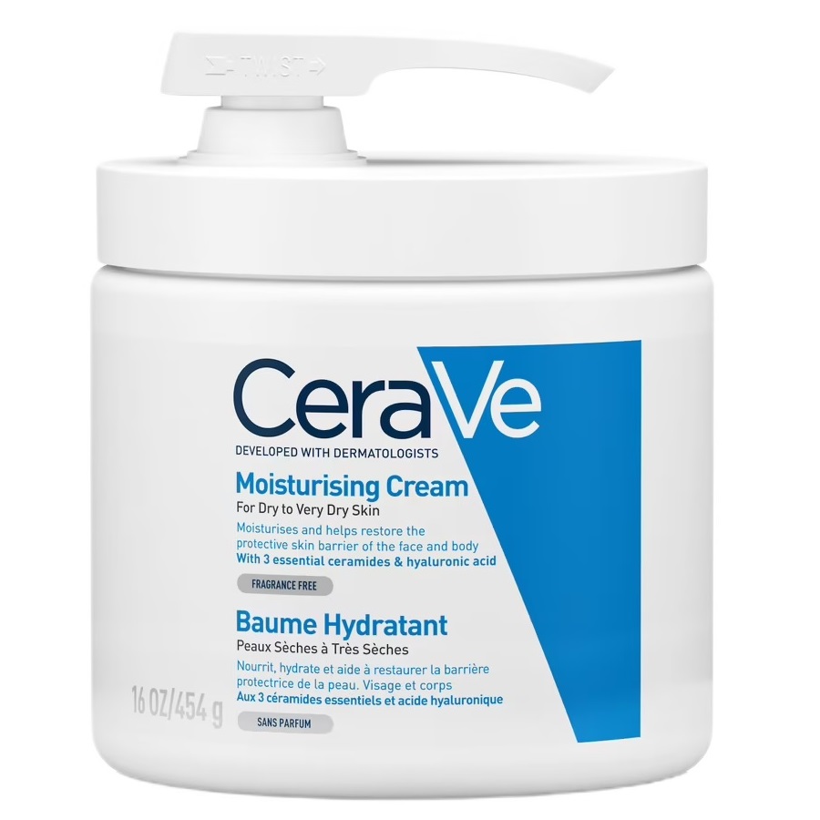 Cerave Moisturizing Cream Nawilżajacy Balsam Do Ciała Z Pompką 454G