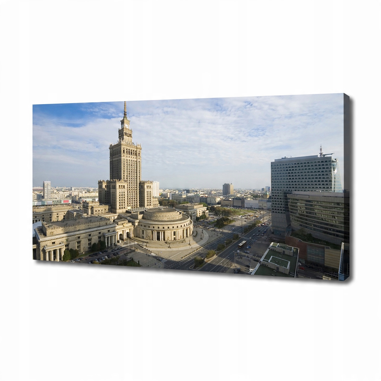 

Foto obraz na płótnie Pałac Kultury 140x70 cm