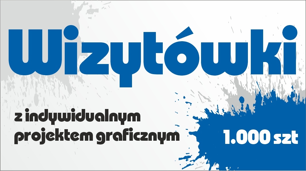 

Wizytówki Dwustronne 1000 szt Projekt Graficzny