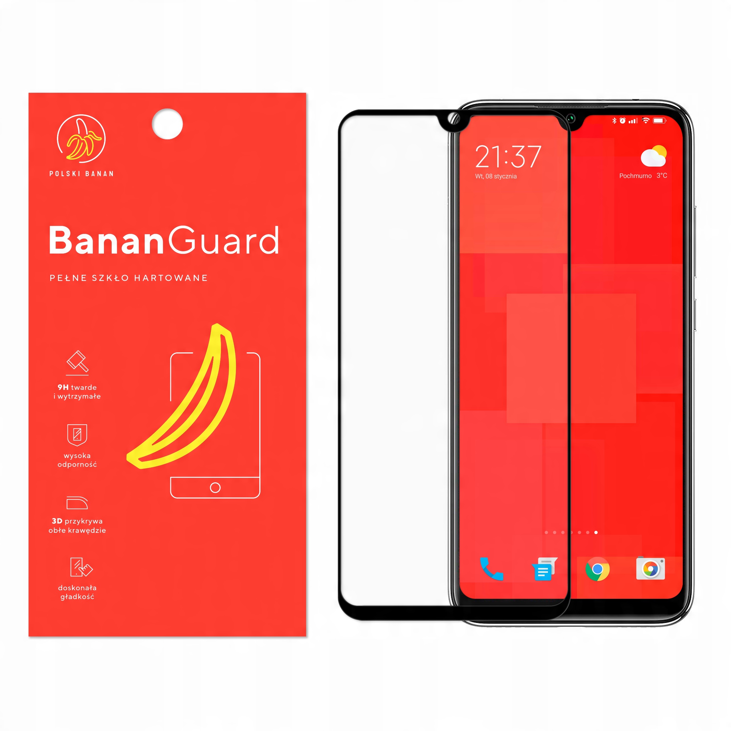

Szkło Hartowane 3D Polski Banan do Xiaomi Mi A3