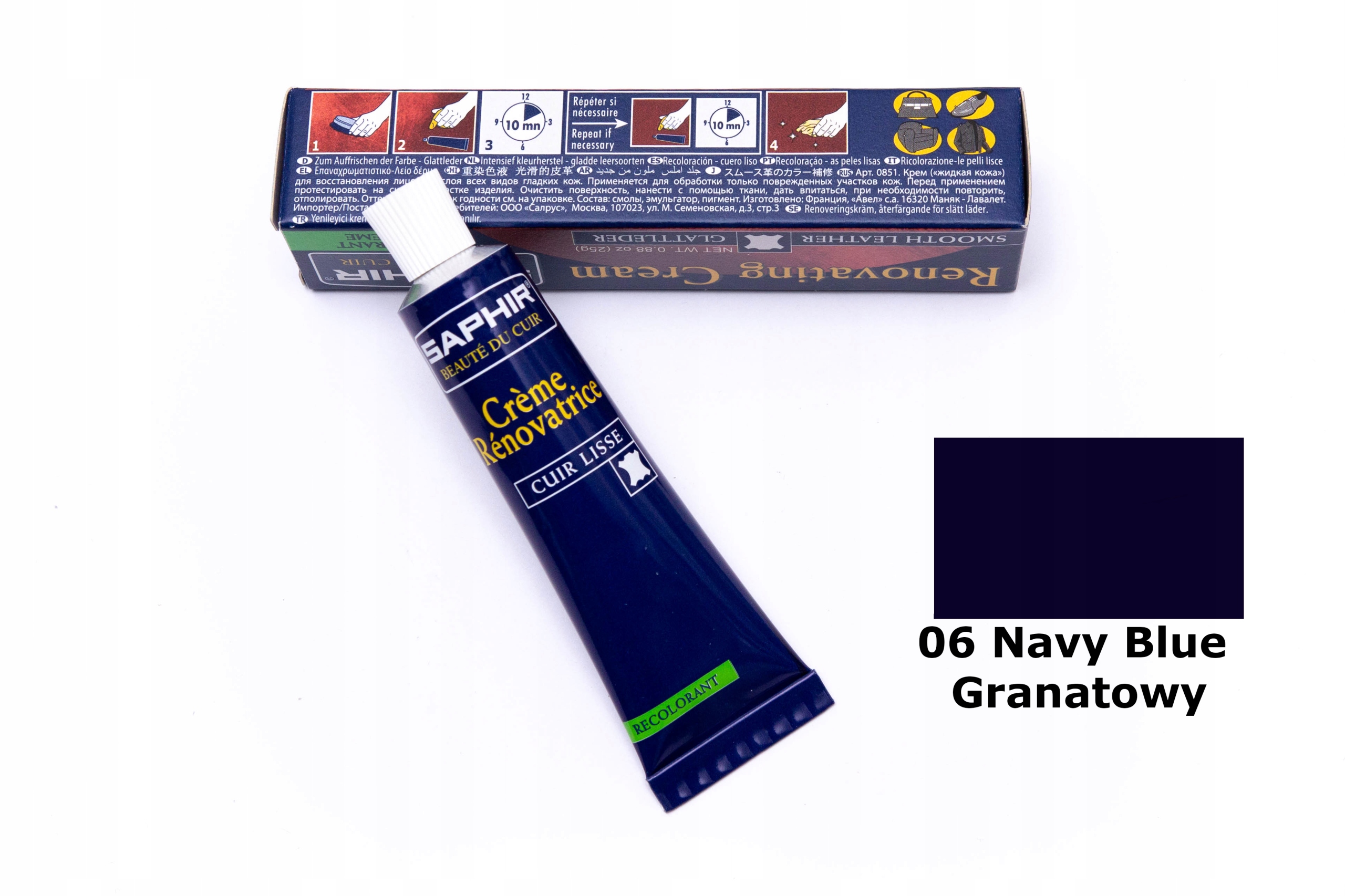 SAPHIR RENOVATING CREAM KREM DO RENOWACJI SKÓR