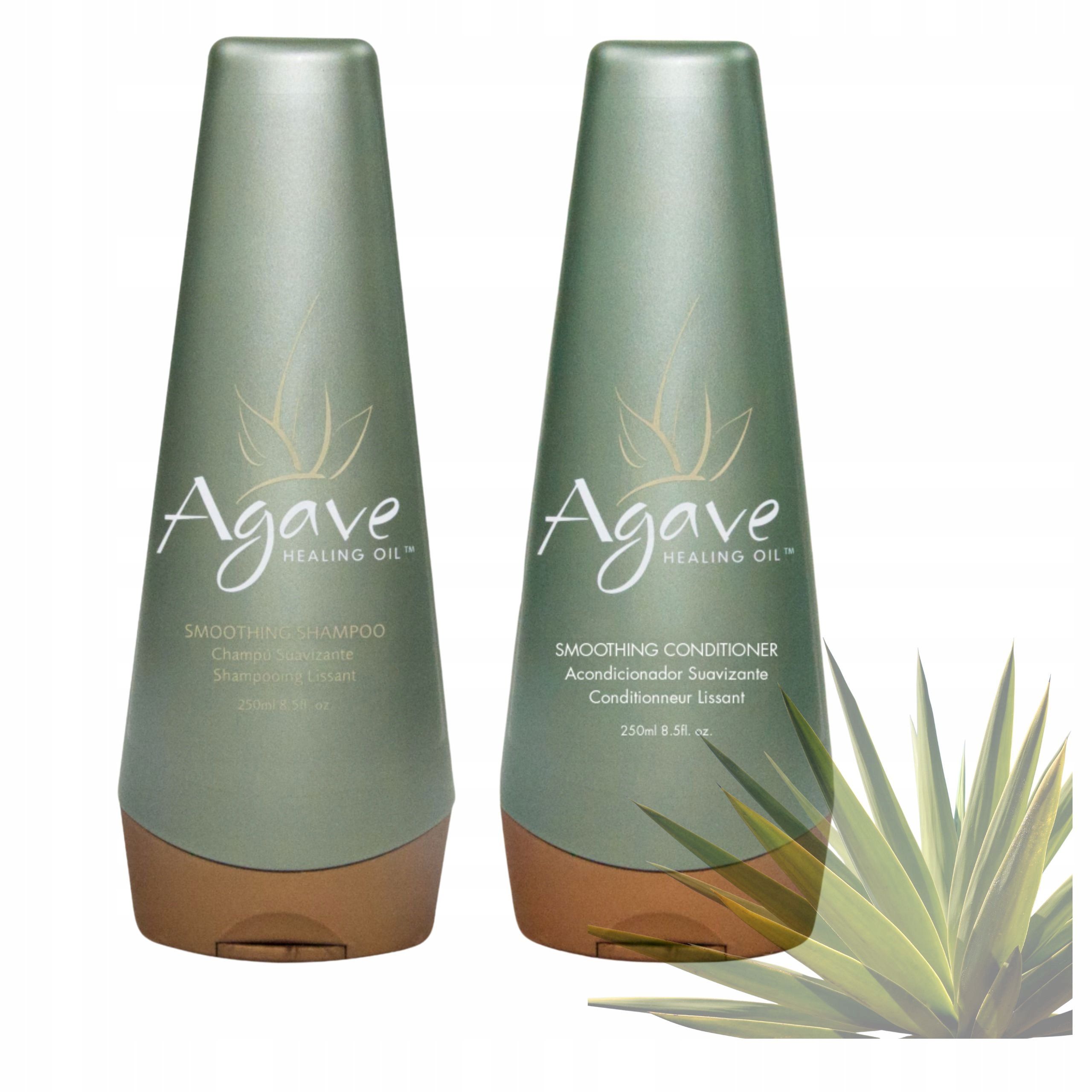 Agave Zestaw Szampon 250ml Odżywka 250ml po Nanoplastii i Keratynie