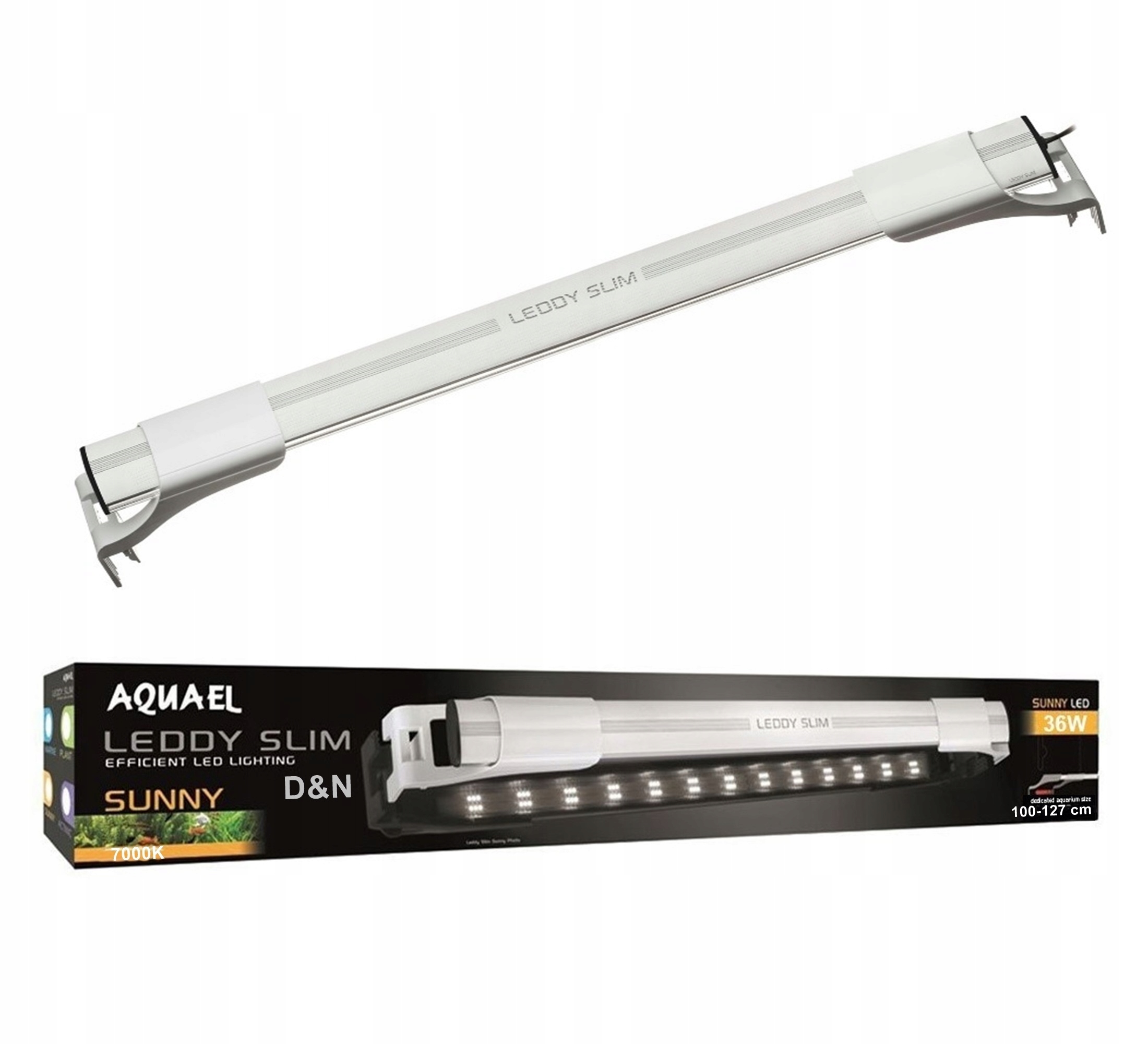 Levně Aquael Leddy Slim Sunny D&n bílá 36W