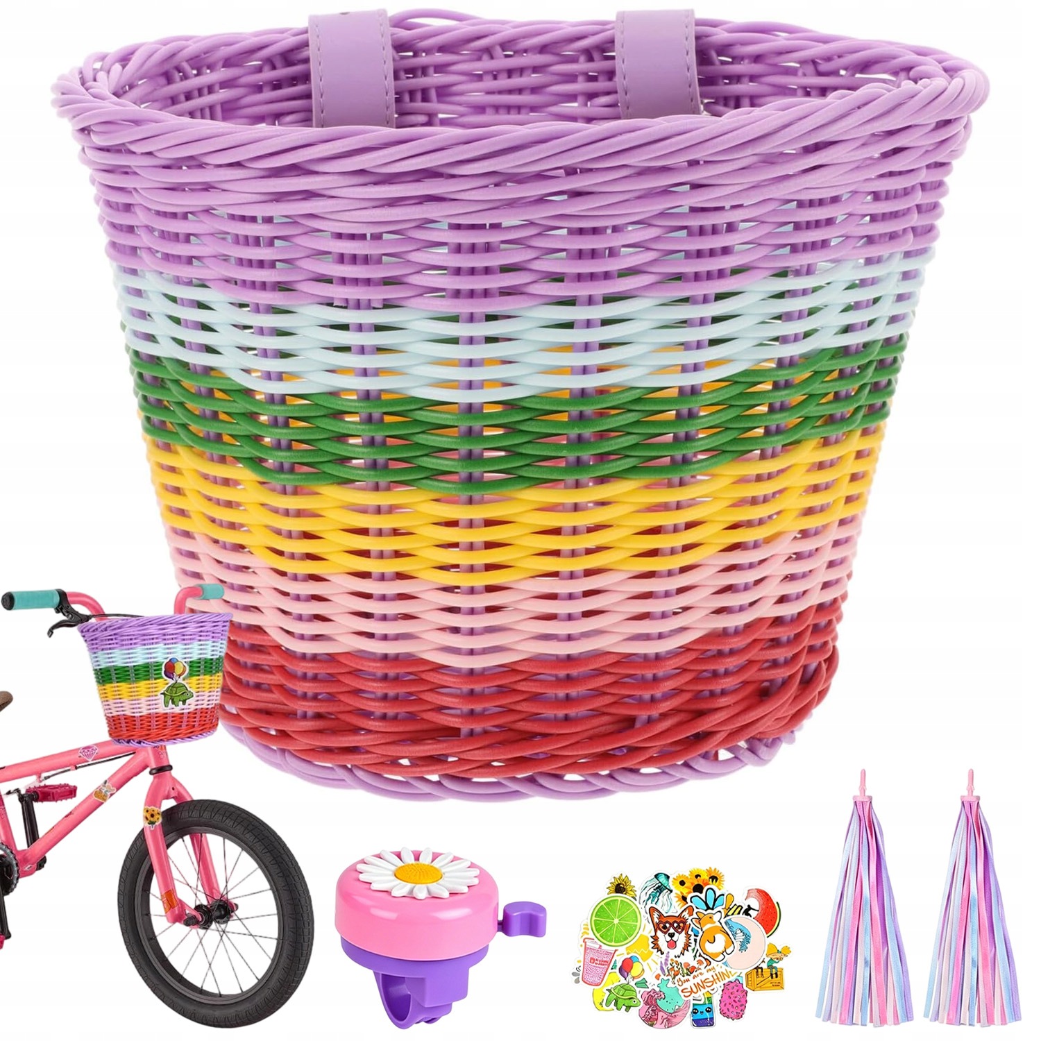 Koszyk Na Kierownicę Roweru Dziecięcego Diy Urodzinowy