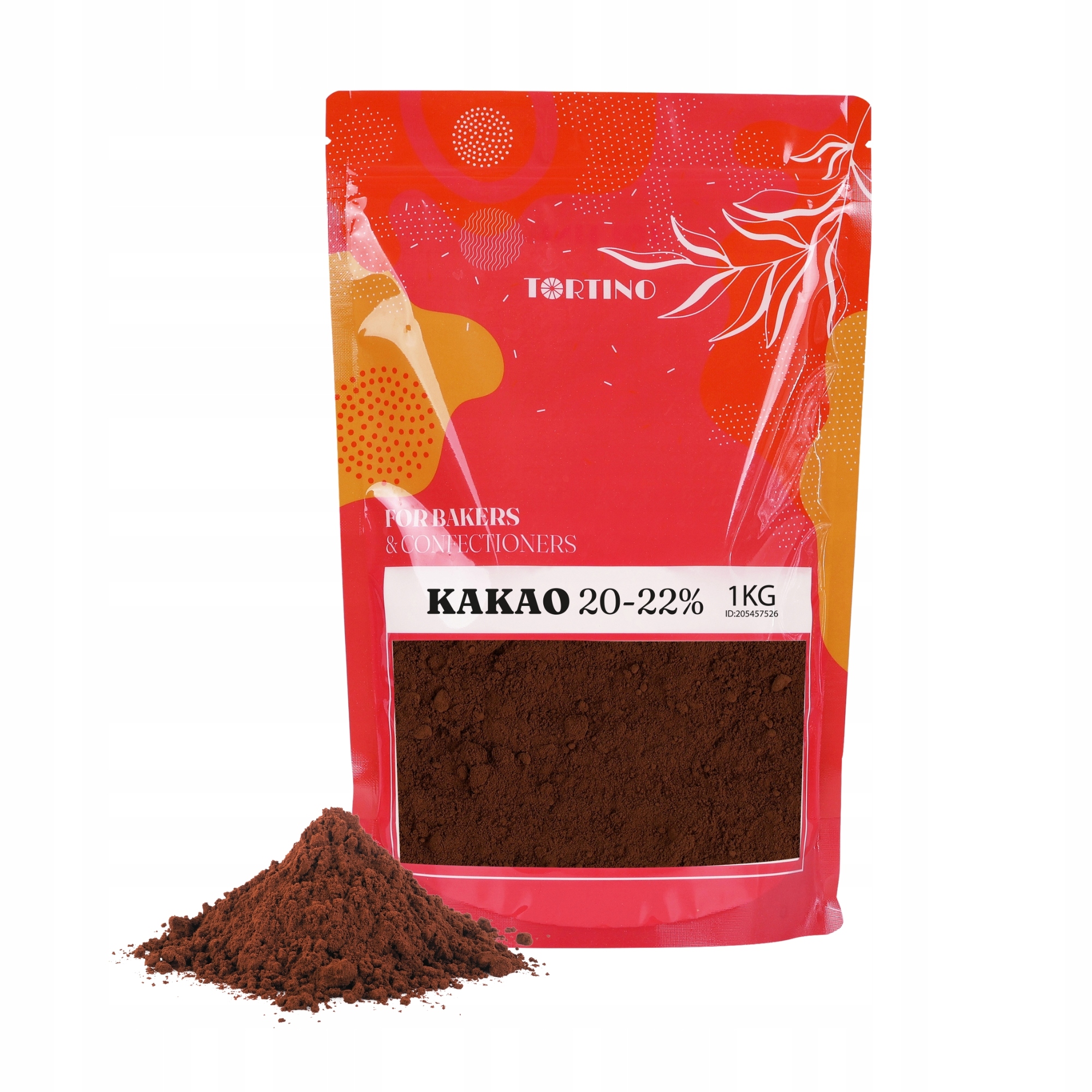 Alkalizovaný kakaový v prášku 20-22% 1kg Tortino