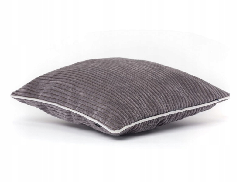 Polštář manšestrový 50x50 cm do obývacího pokoje černý