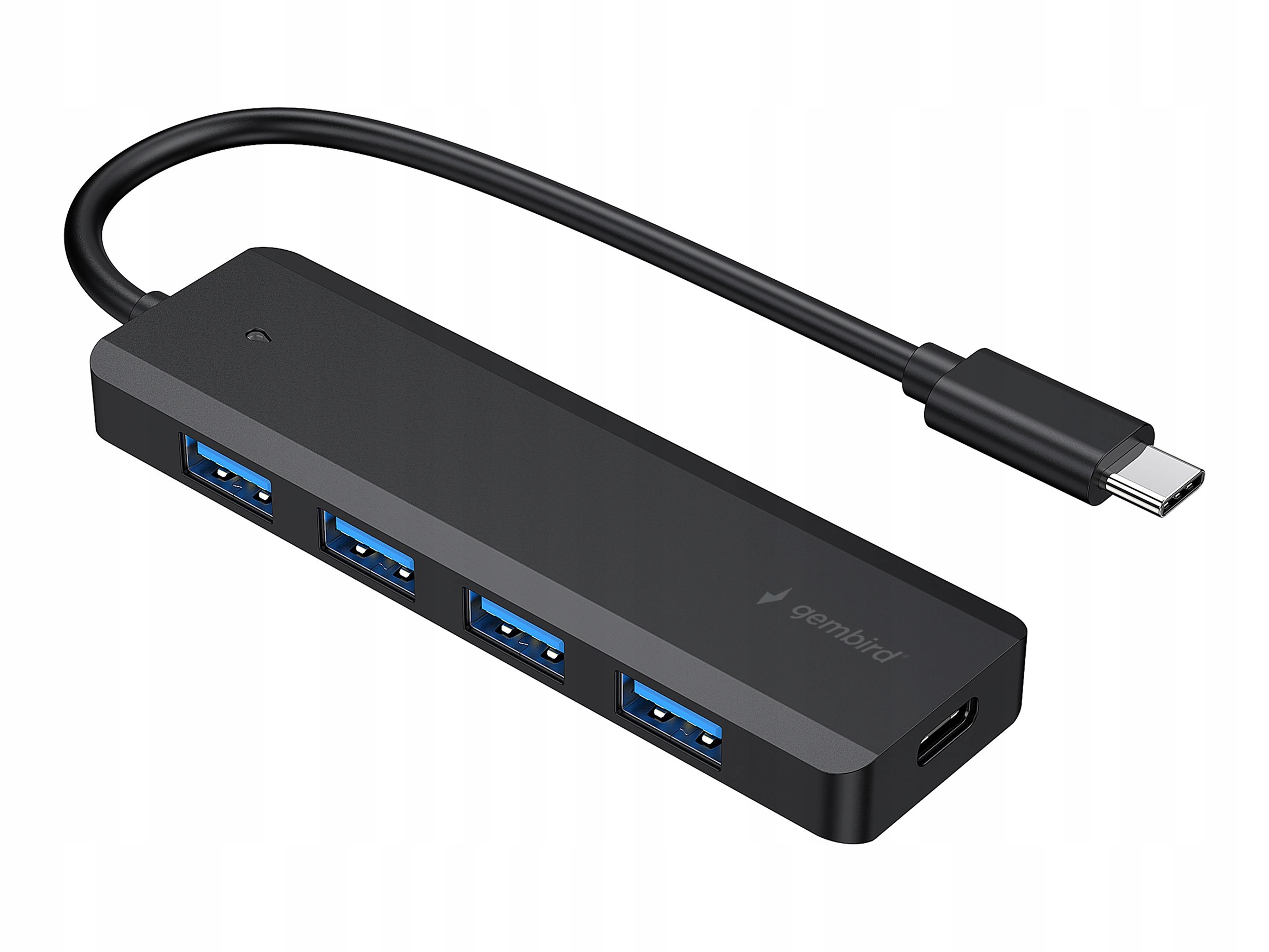 Koncentrator Usb 3.1 (Gen 1) typu C Gembird 4-portowy UHB-CM-U3P4P-01