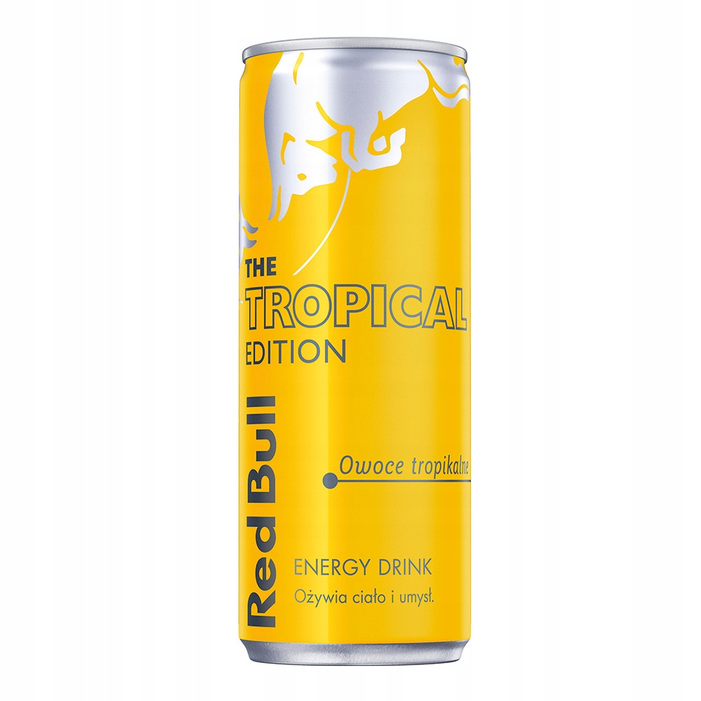 Levně Energetický nápoj Tropické ovoce plechovka 250 ml Set: 12 ks