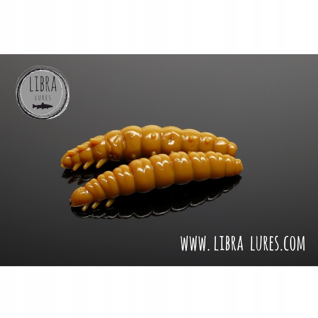 Libra Lures Przynęta Larva 036 Coffee Milk Ser 3cm 15 szt.