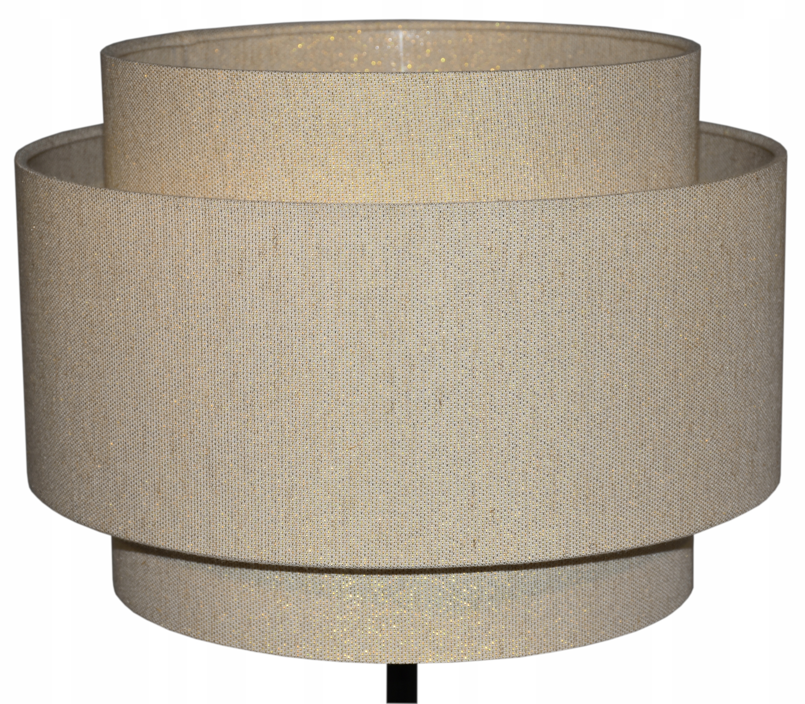 Abažúr stojacej stropnej lampy 35/25 E27 Jasný béžový Zlaté drobnosti Latina