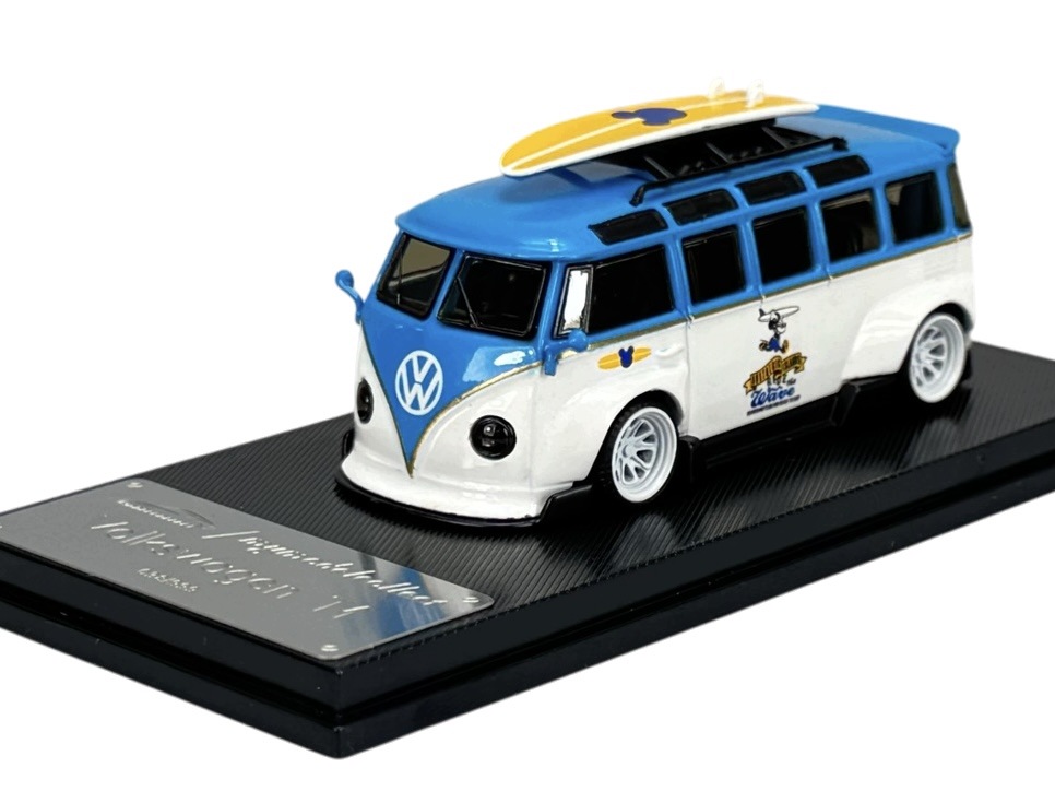 My Model Collect Vw Volkswagen Transporter T1 Niebiesko-biały 1:64 Nowy