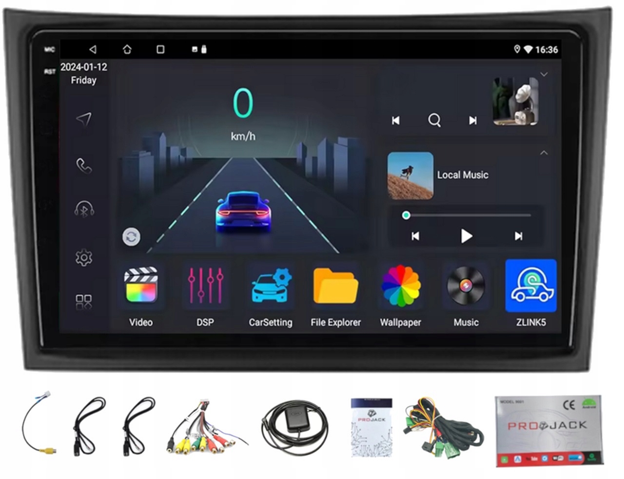 Rádio Navigácia Gps Volvo XC90 2003-2013 Wifi Carplay Bt Usb 4GB 64GB